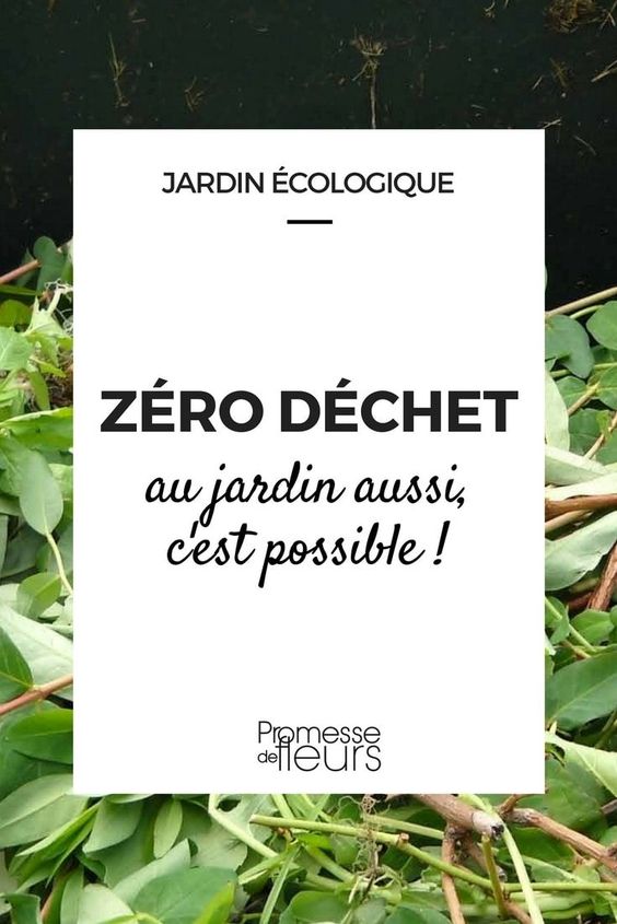 cero residuos en el jardín