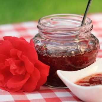 La mermelada de pétalos de rosas