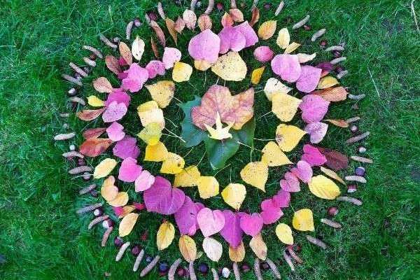 Land Art: ¿Cómo hacer un mandala de otoño?