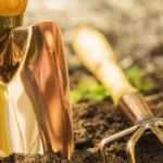 Herramientas de jardín de cobre