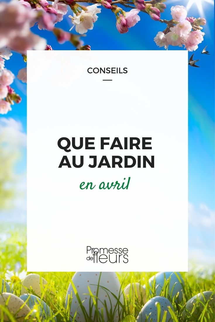 trabajos de jardinería ornamental y huerto en abril