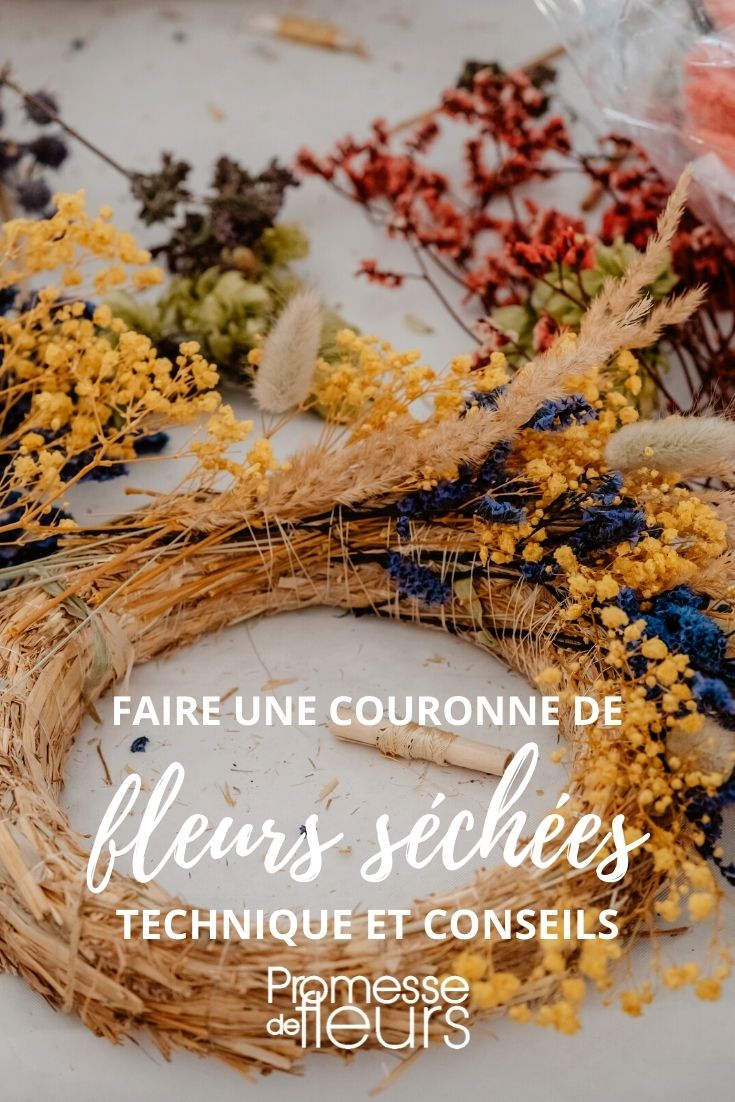 cómo hacer una corona de flores secas cómo hacer una corona de flores secas