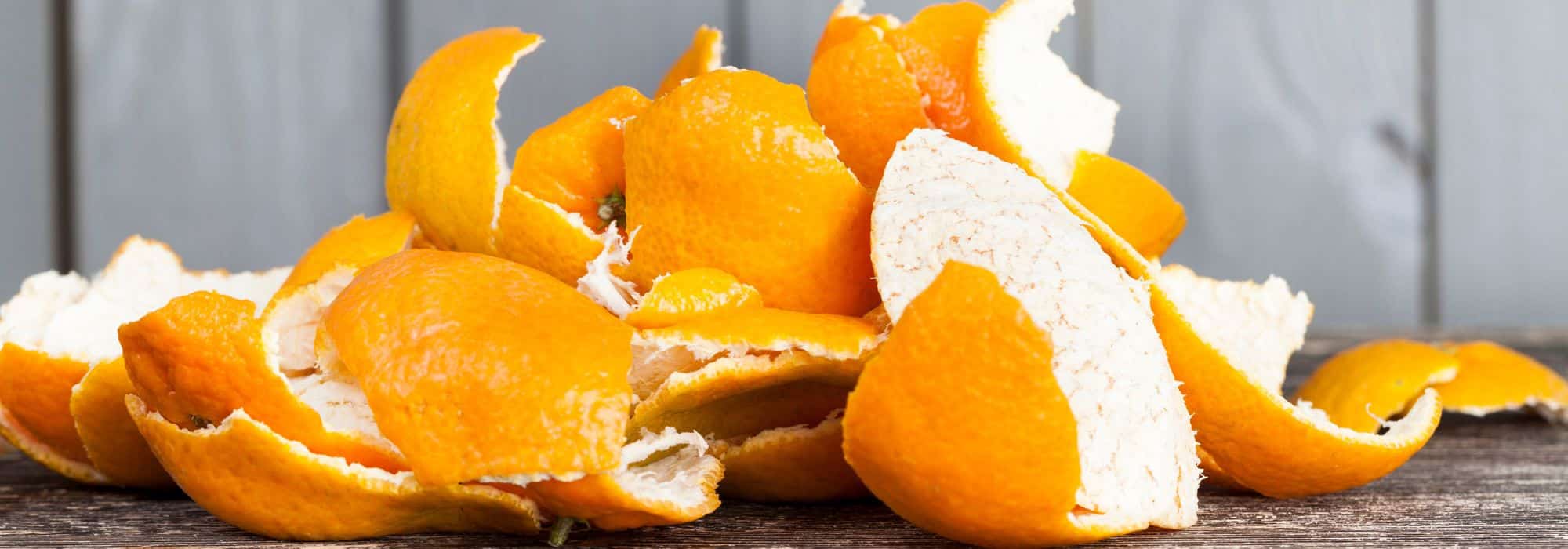 Reciclar las cáscaras de cítricos