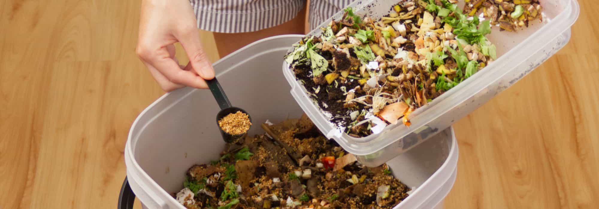 Hacer compost en el balcón