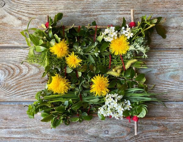 ¿Cómo crear un marco vegetal con los niños?