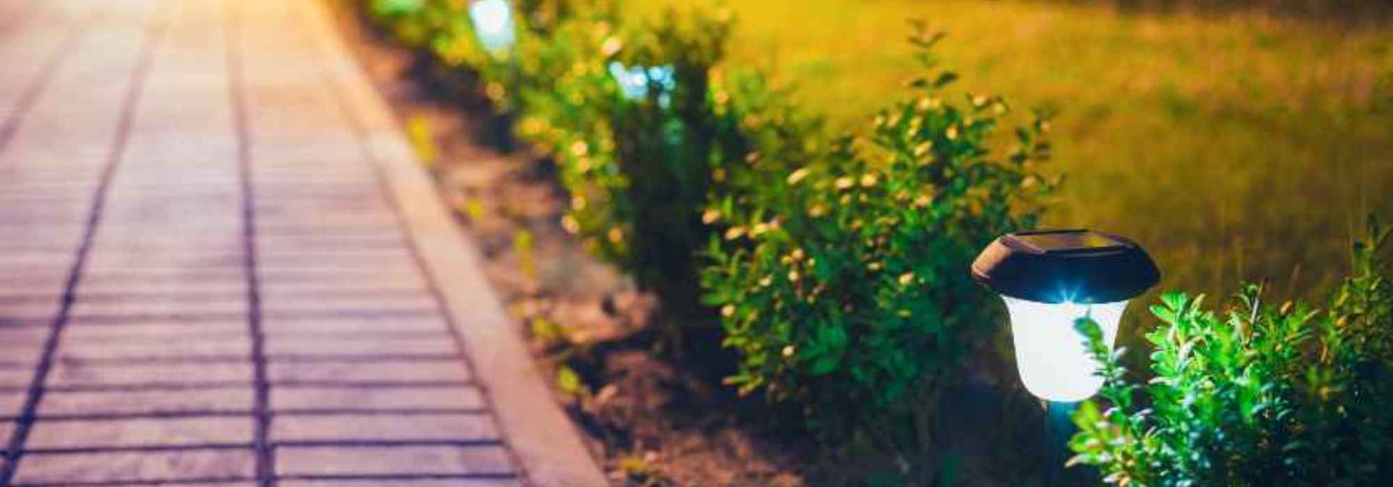 La energía solar en el jardín