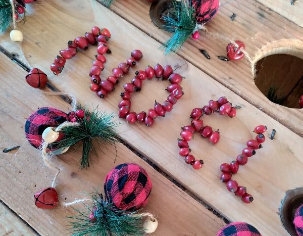 ¡Oh, oh, oh! ¿Cómo crear una decoración navideña natural con escaramujos?