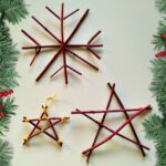 ¿Cómo hacer bonitas estrellas con ramitas para decorar el árbol de Navidad?