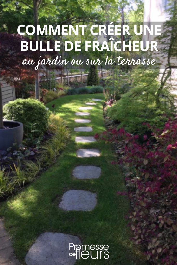 crear un rincón fresco en el jardín