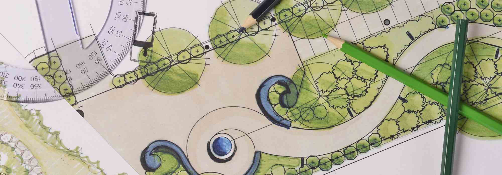 Cómo diseñar y organizar un jardín rectangular?