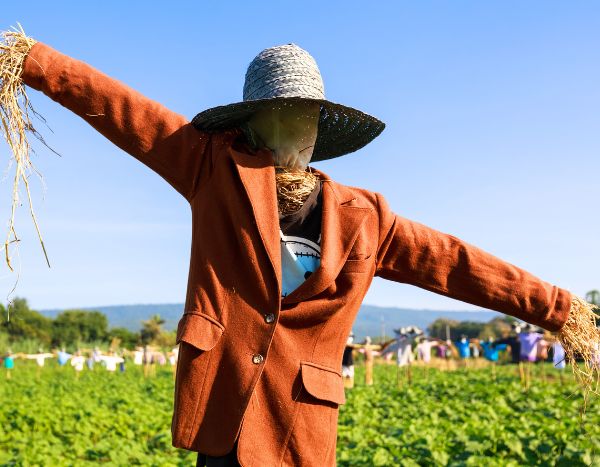 ¿Cómo fabricar un espantapájaros para el jardín?