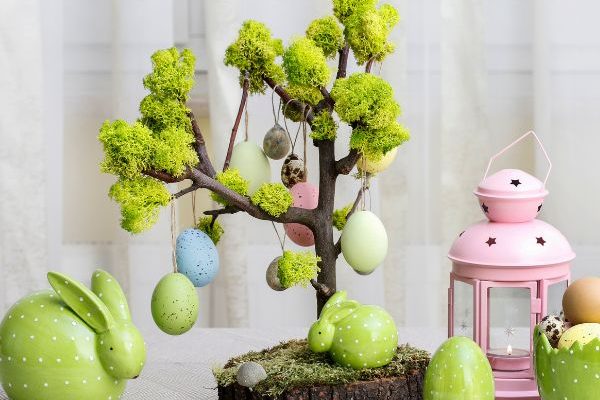 ¿Cómo crear y decorar un adorable árbol de Pascua?