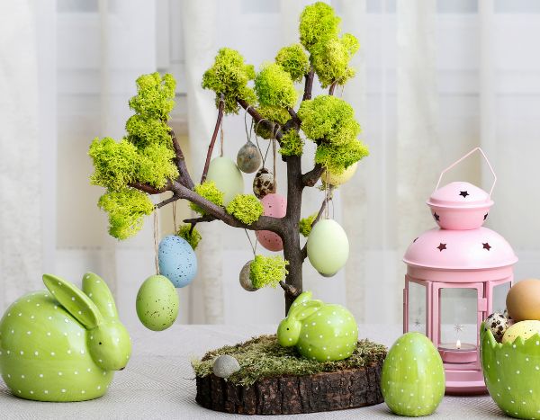 ¿Cómo crear y decorar un adorable árbol de Pascua?