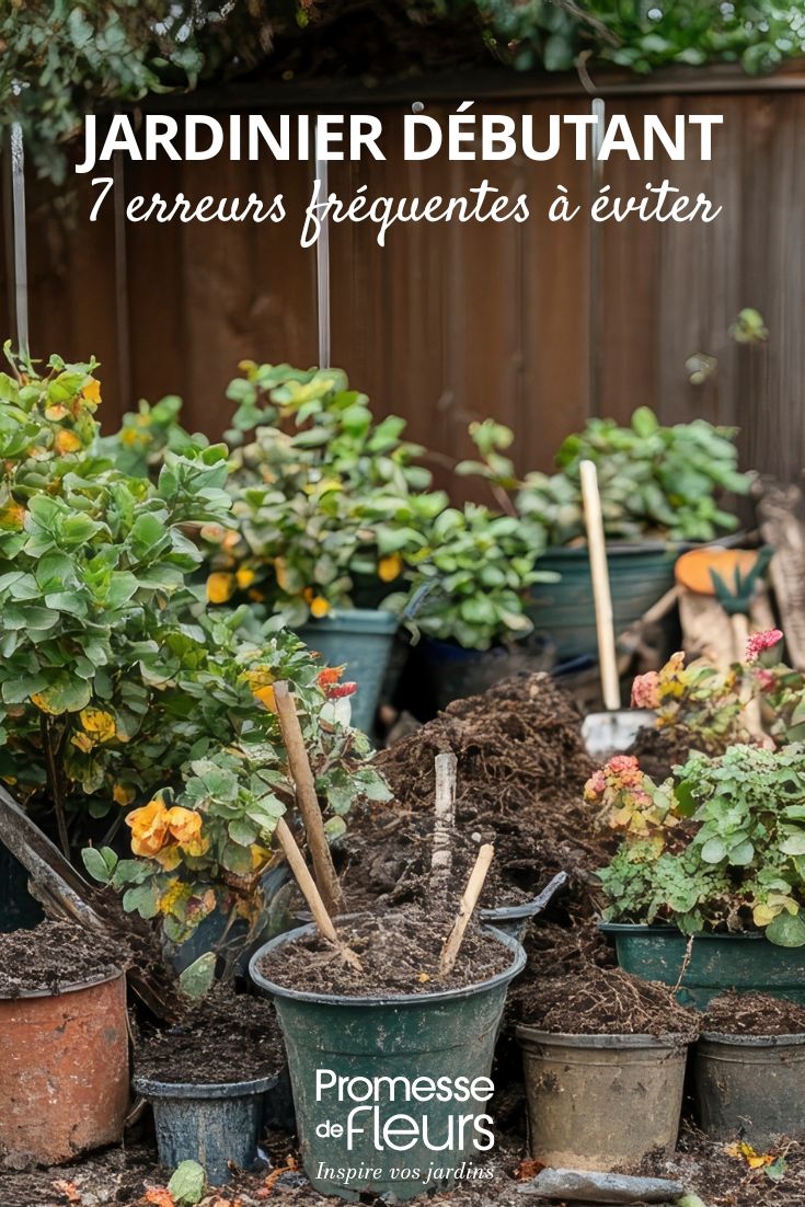 los errores de la jardinería principiante