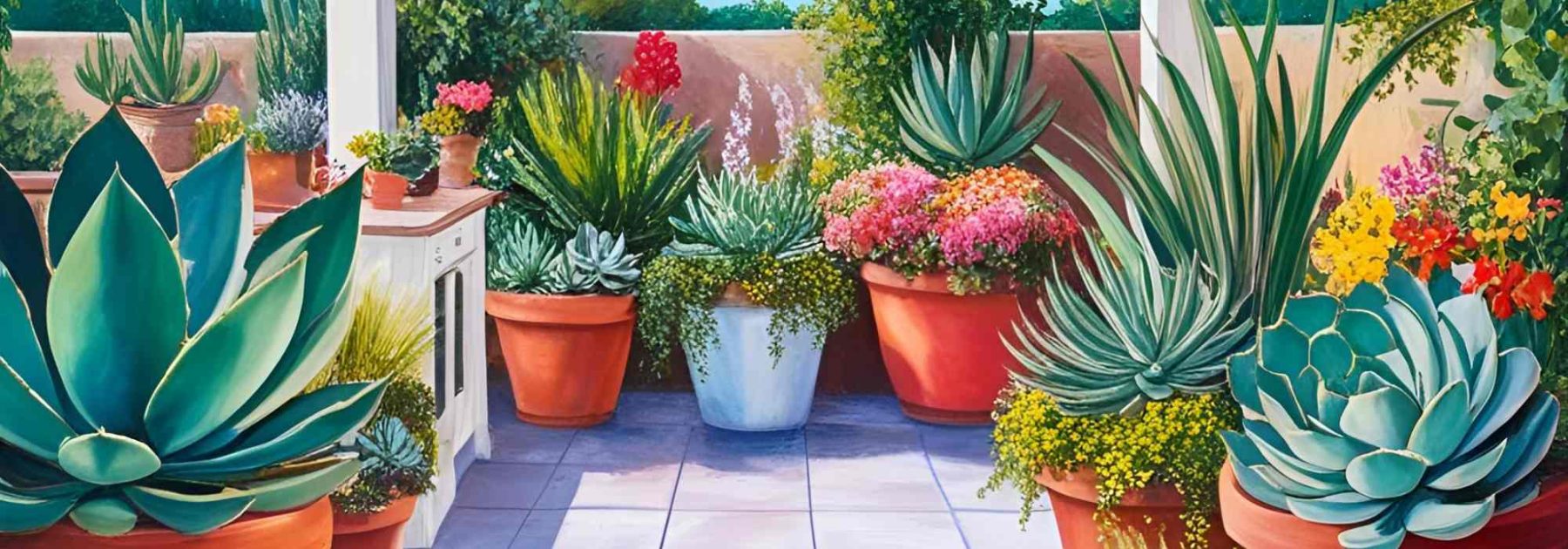 El Potscaping o jardín en macetas: un jardín modular y nómada