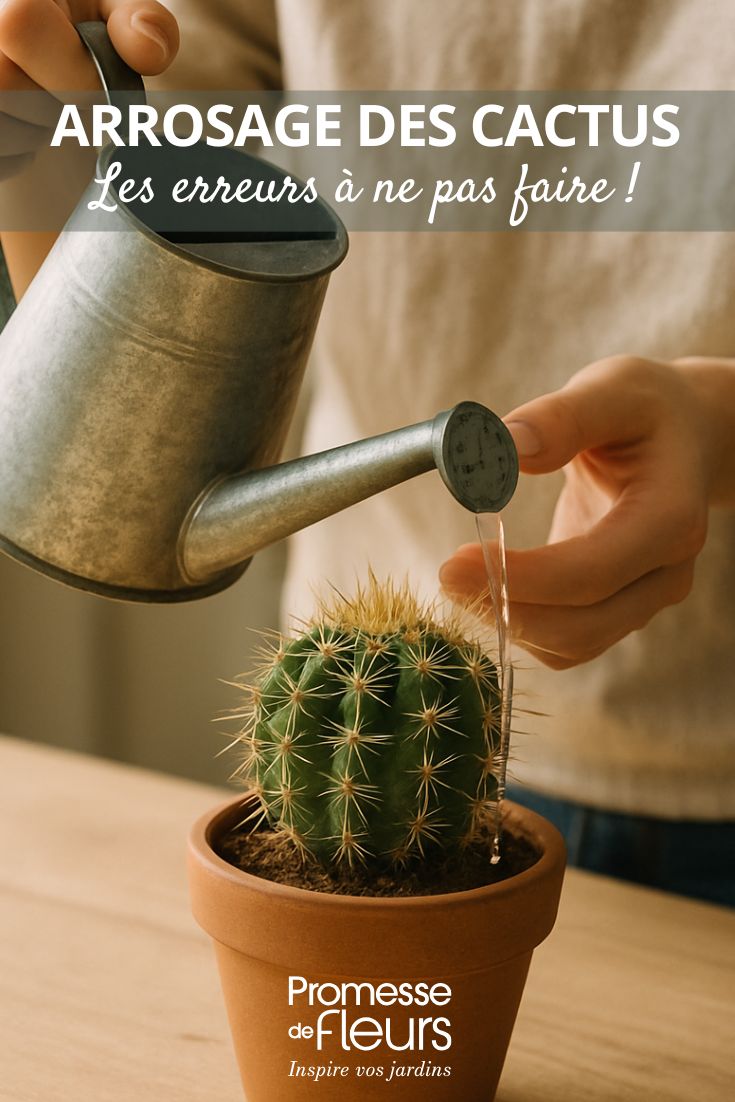 riego de un cactus (foto generada por IA)