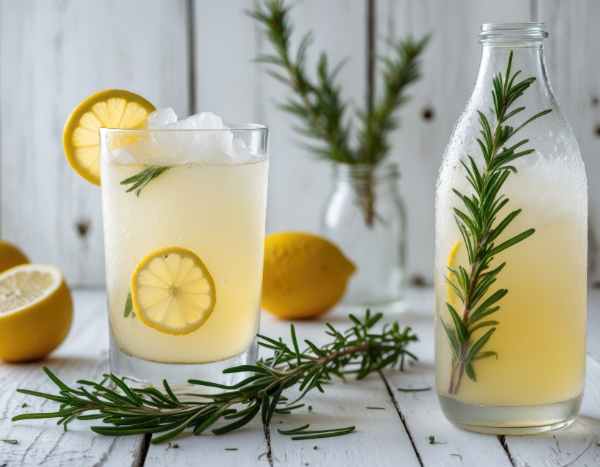 Limonada casera con romero: una bebida refrescante y natural