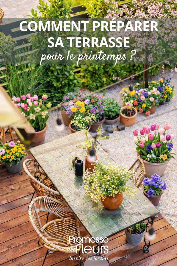 Terraza en primavera