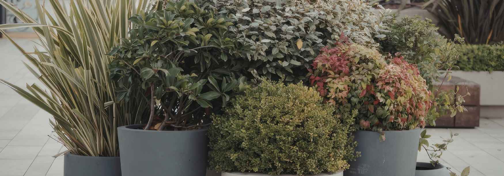 Los mini arbustos para la terraza y el balcón