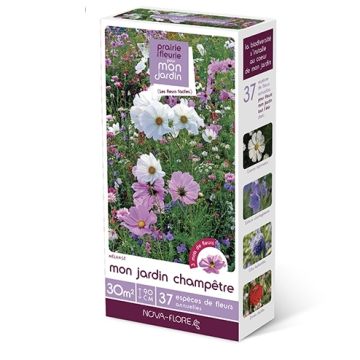 Mezcla de semillas de flores 'Mi jardín campestre'