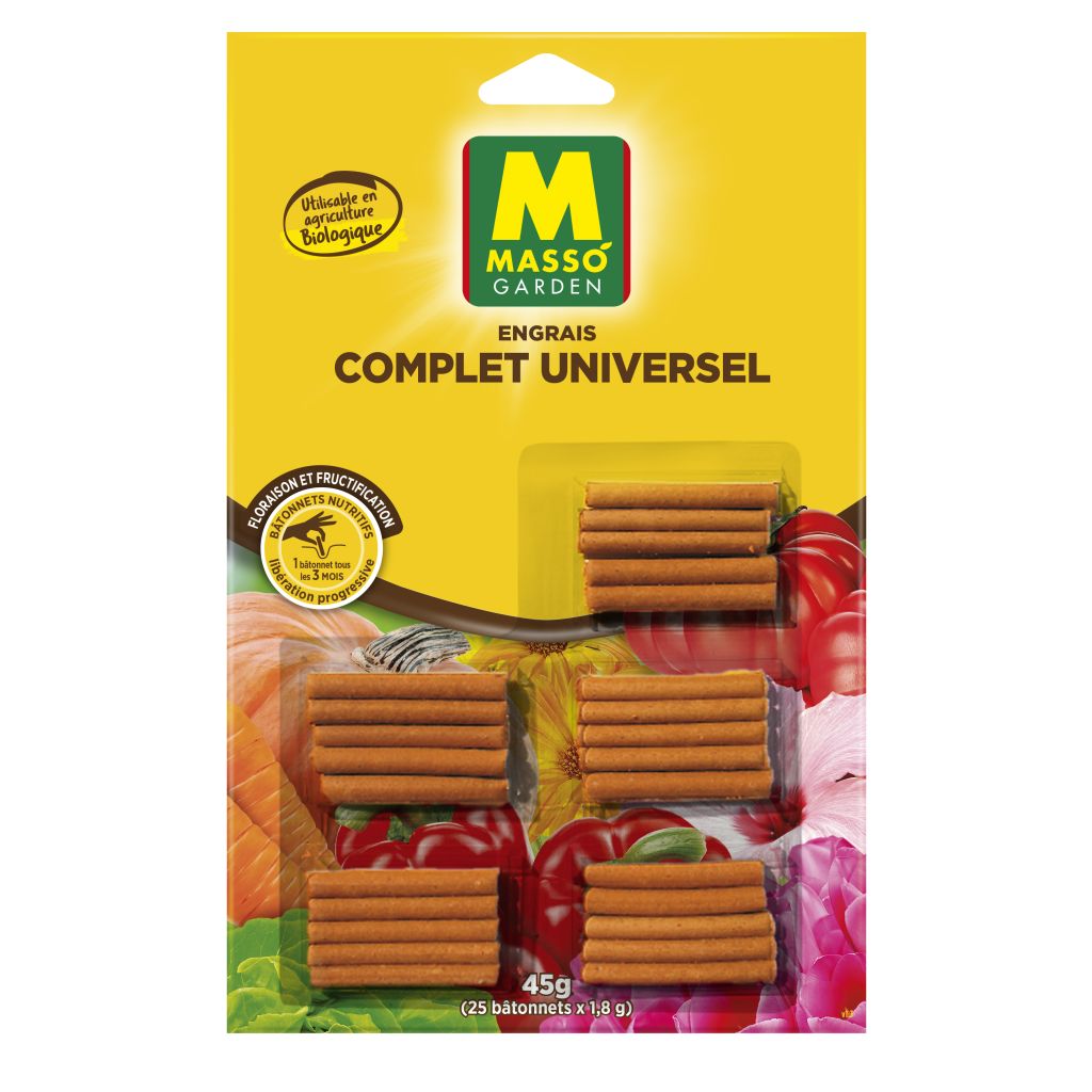 Palo Fertilizante Universal Completo UAB Masso Garden