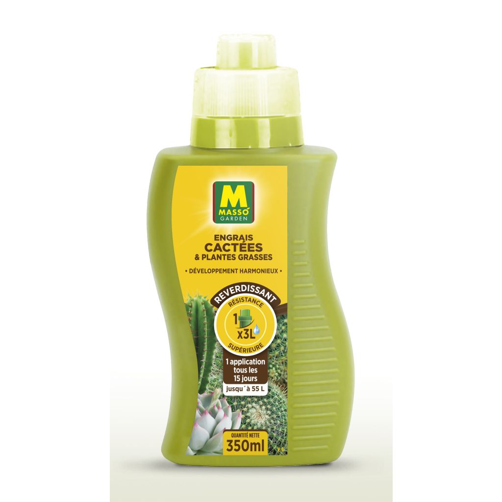 Abono líquido para Cactus y Plantas Suculentas Masso Garden