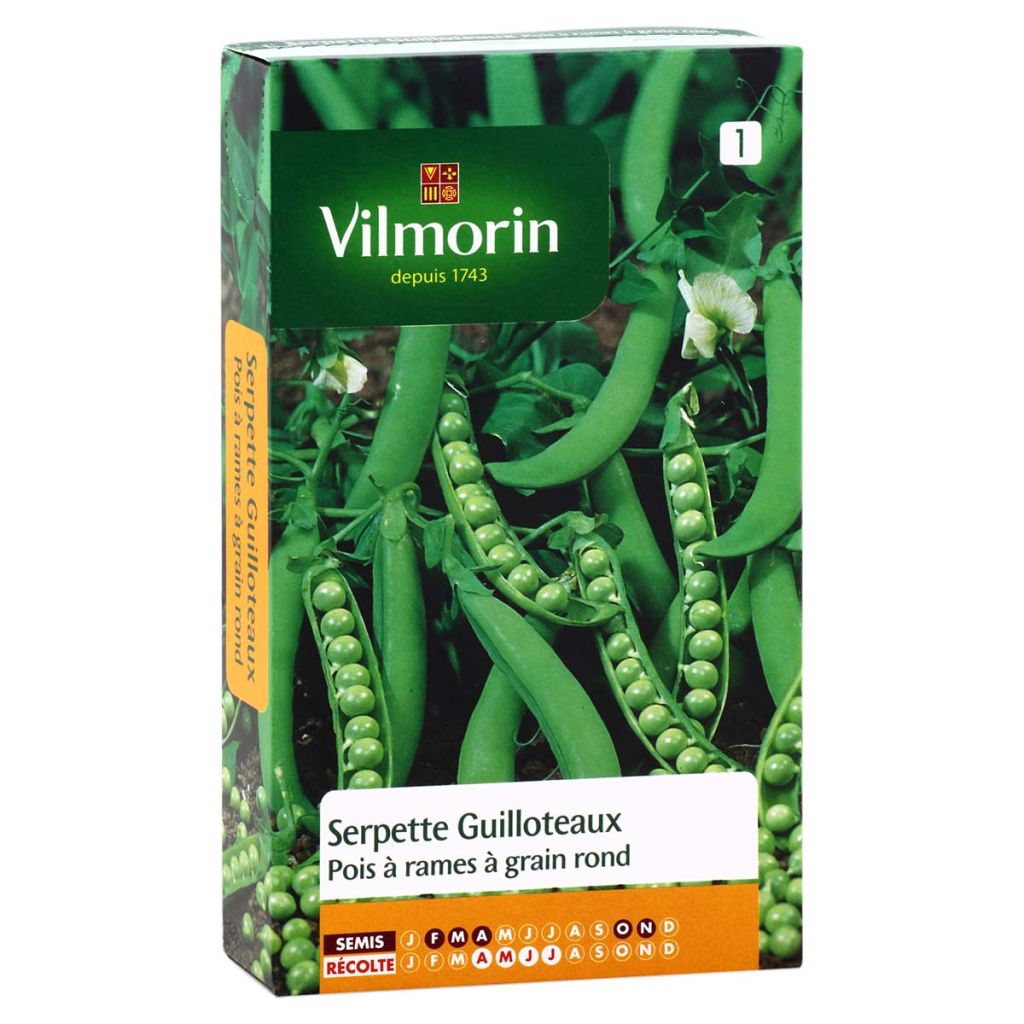 Guisantes verdes Serpette Guilloteaux - Vilmorin
