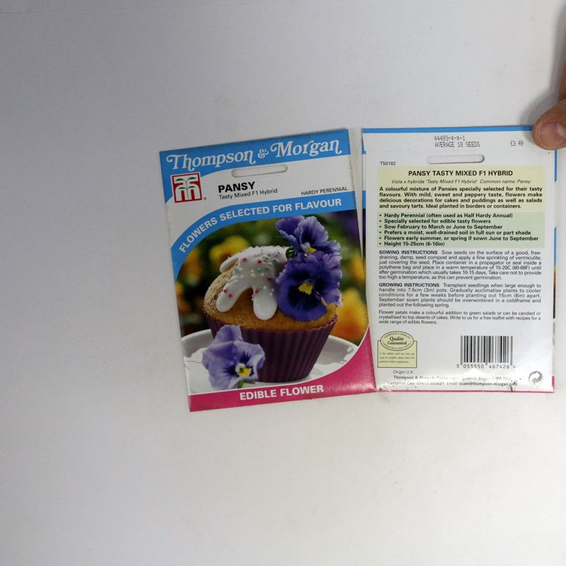 Ejemplo de ejemplar de Viola Tasty - Violeta saco de 18 semillas tal y como se entrega