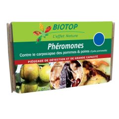 Feromonas de la Polilla de la manzana para manzanos y perales (Cydia pomonella) Biotop - Estuche de 2 cápsulas