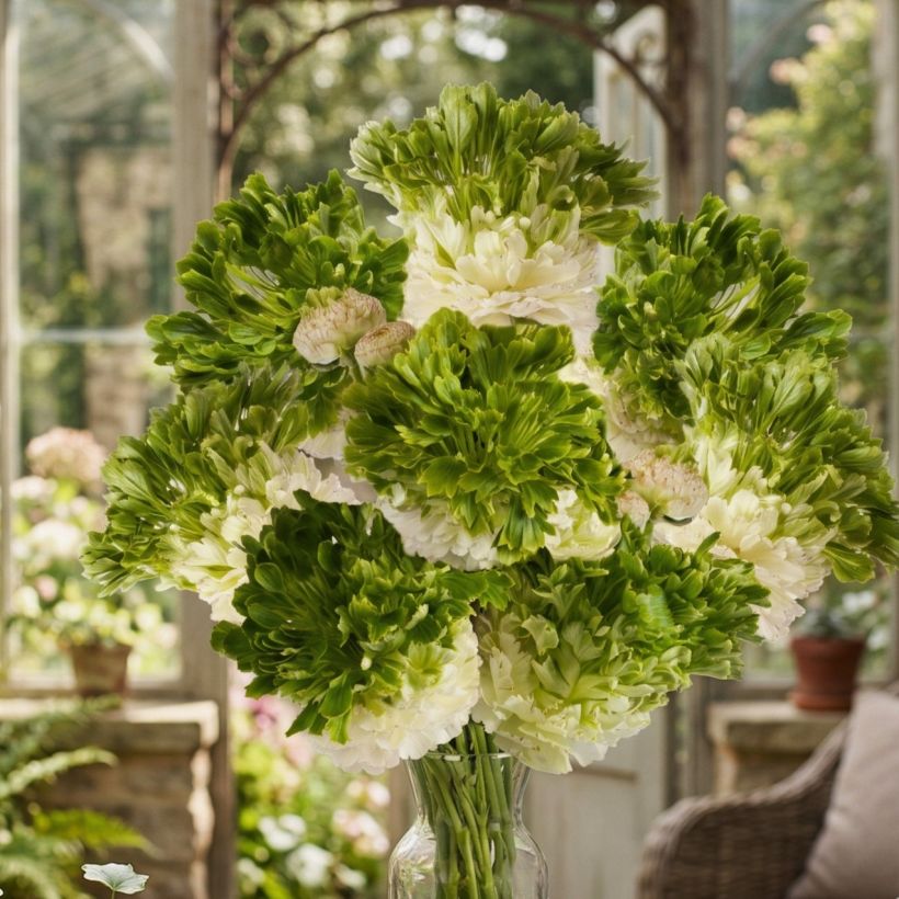 Ranúnculo Crown Giverny – Ranunculus asiaticus (Porte)