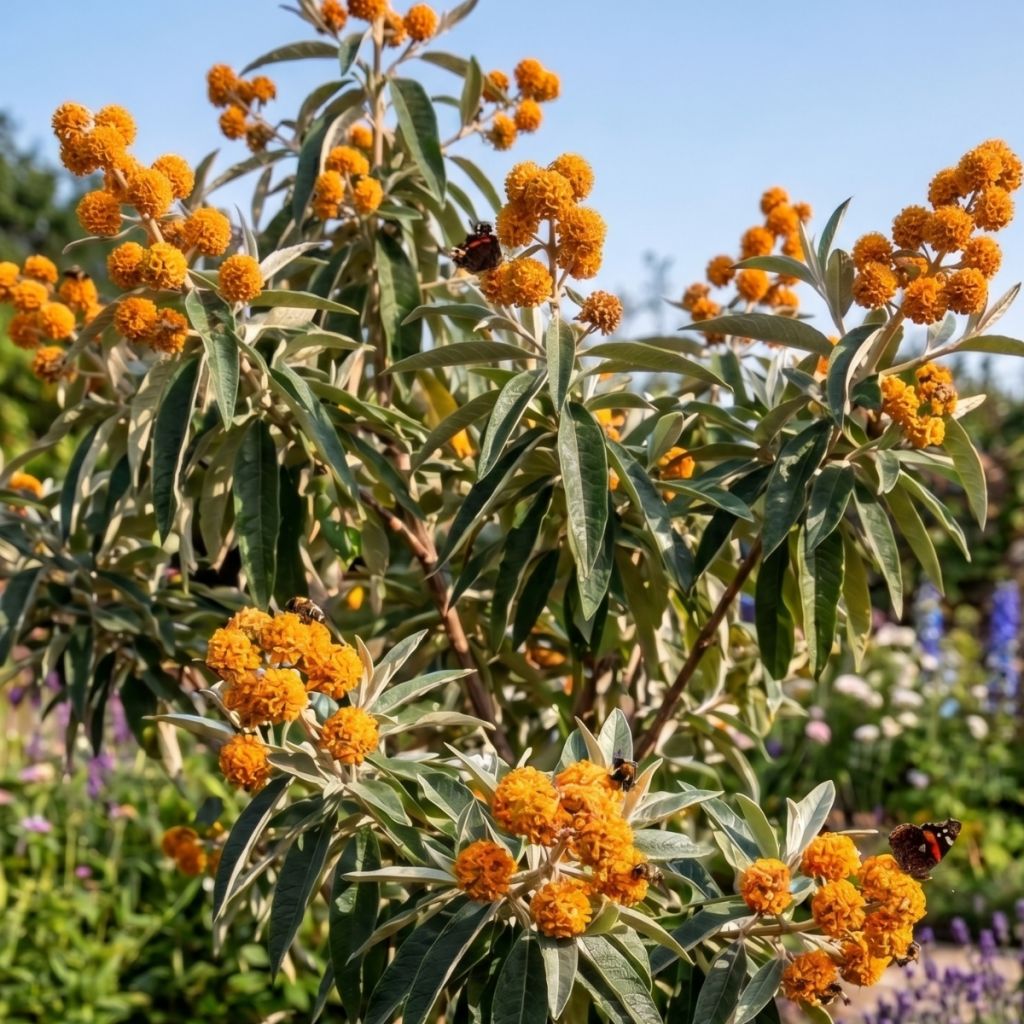 Buddleja megalocephala - Arbusto de las mariposas