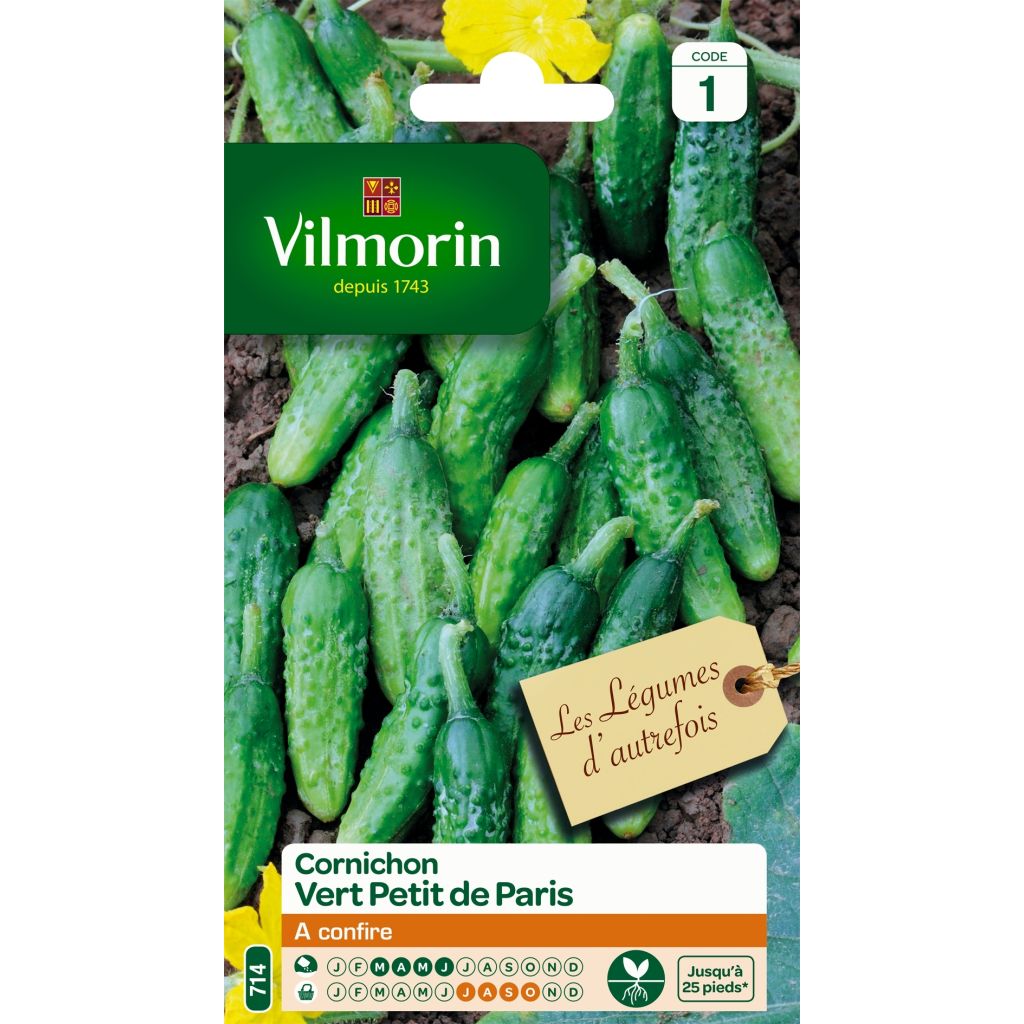 Pepinillo Vert Petit de Paris - Vilmorin