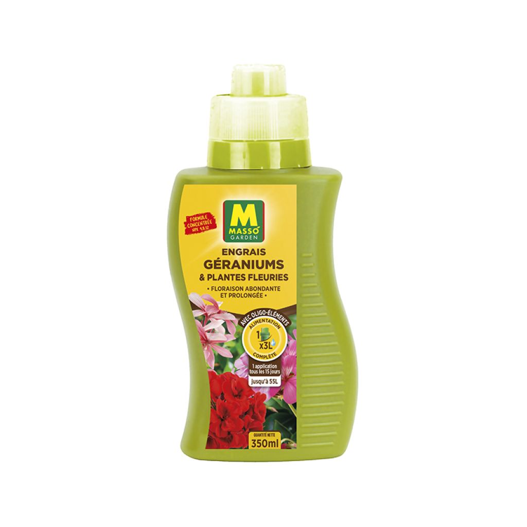 Abono Líquido para Geranios y Plantas con Flores Masso Garden