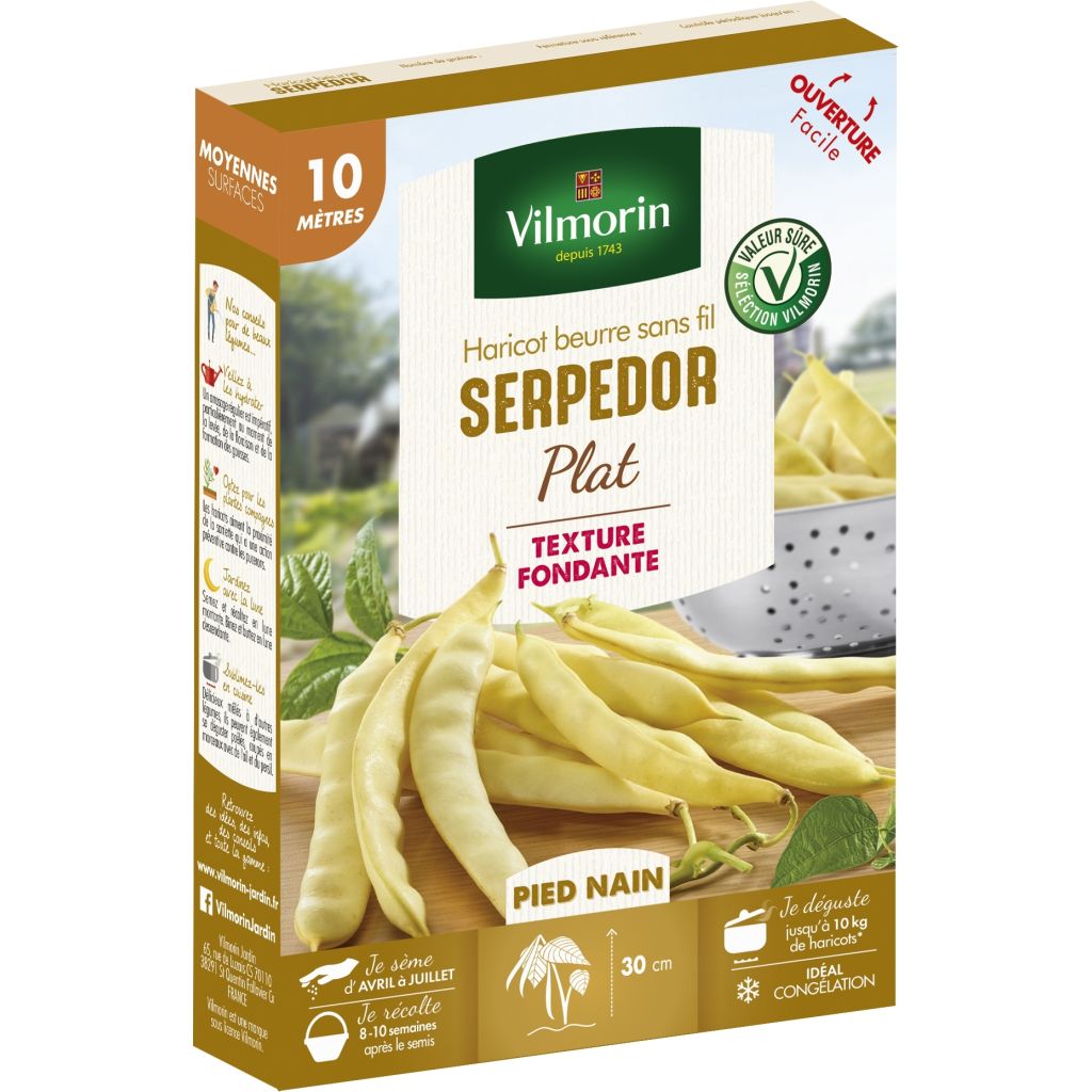 Judía enana Serpedor - Vilmorin