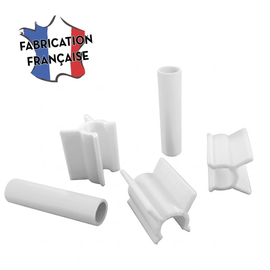 Lote de 12 kits de fijaciones para invernaje Jany