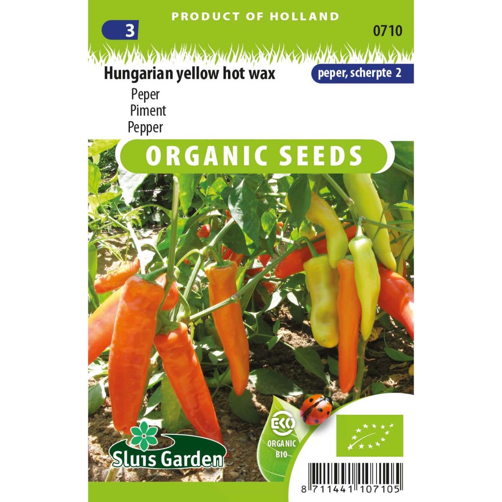 Pimienta Hungarian Yellow Wax Hot Bio