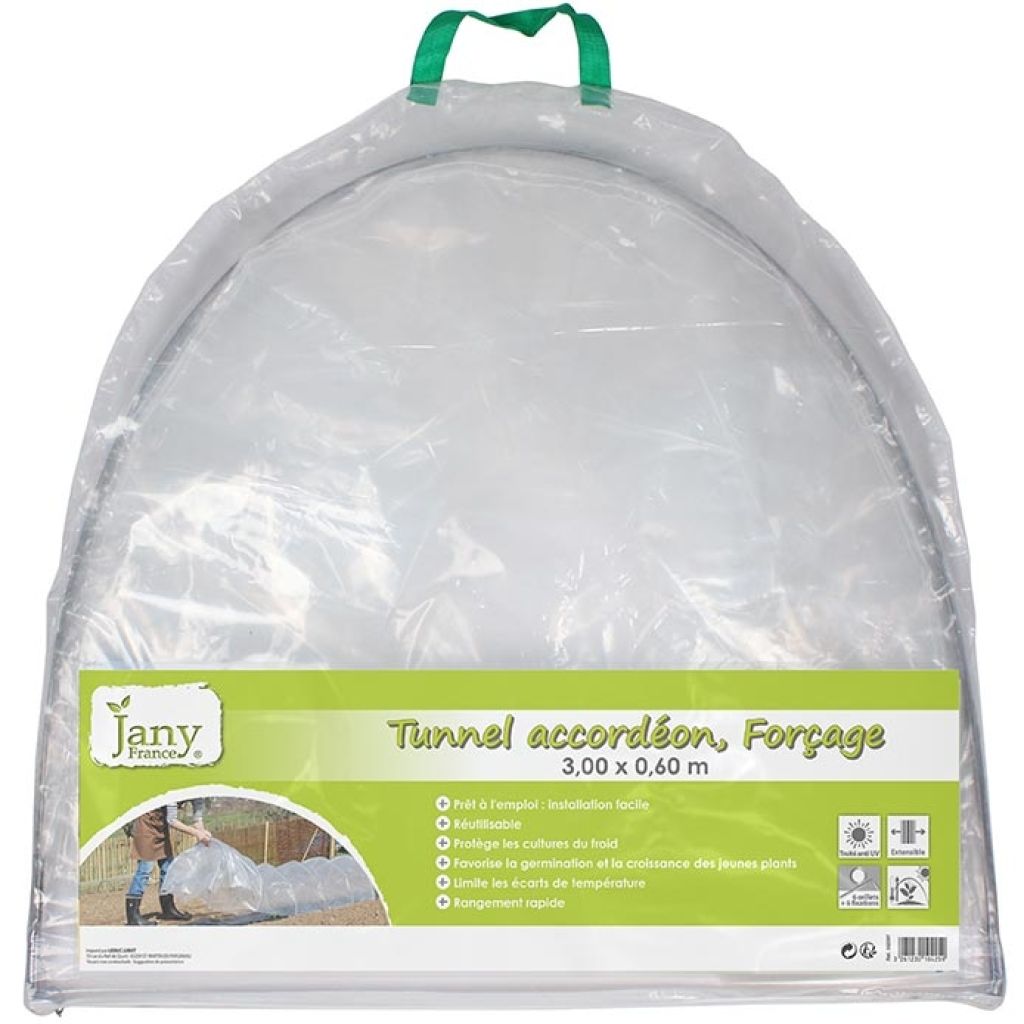 Tunnel accordéon pour forçage 0,60 x 3 m