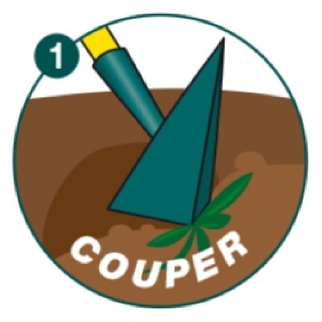 Azada colineal japonesa Leborgne NaturOvert