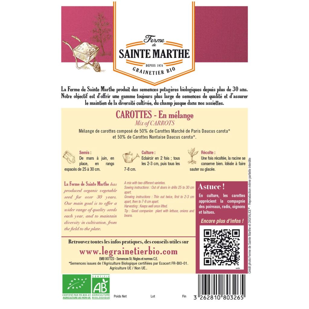 Zanahoria marché de Paris 3 - Nantaise 2