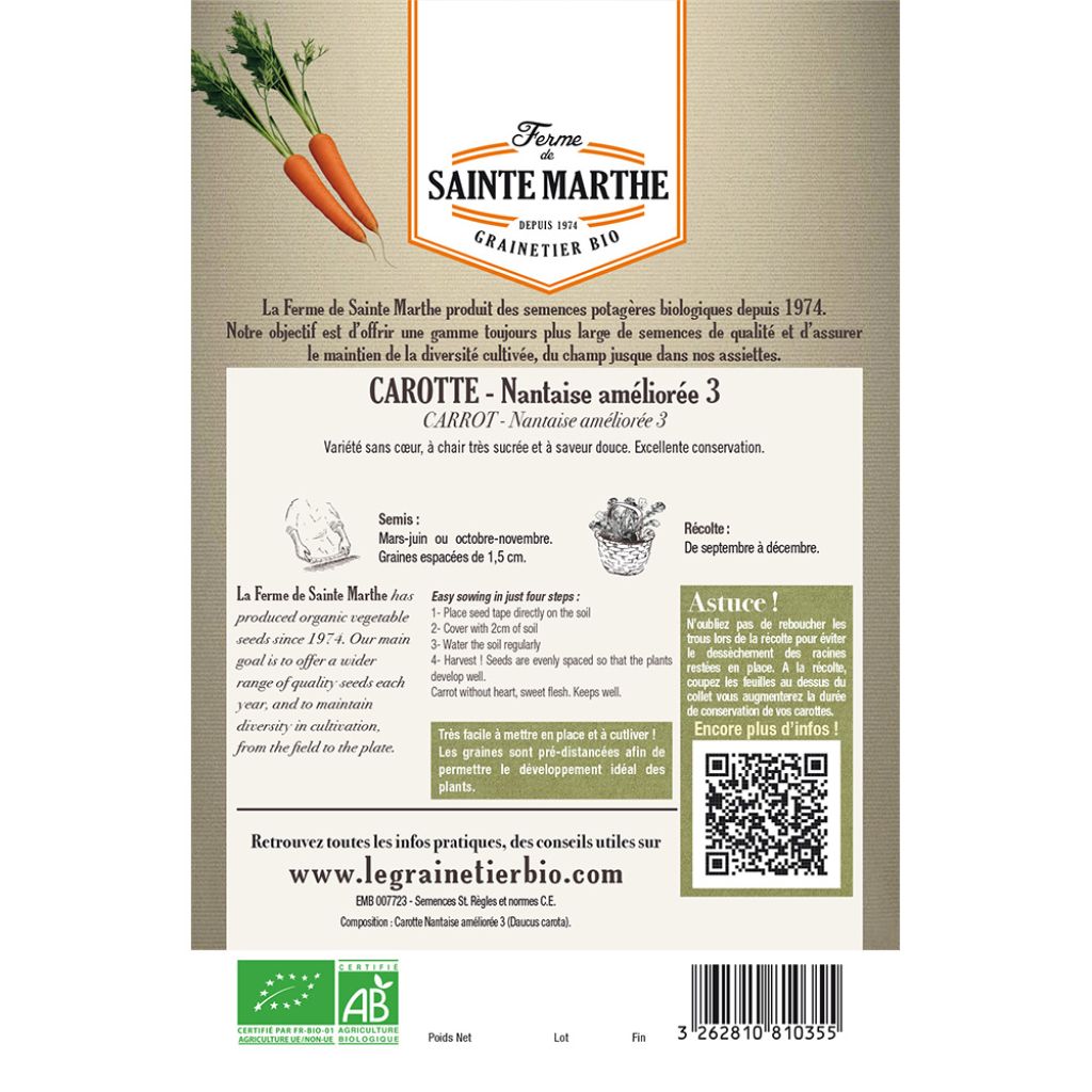 Zanahoria Nantaise 2