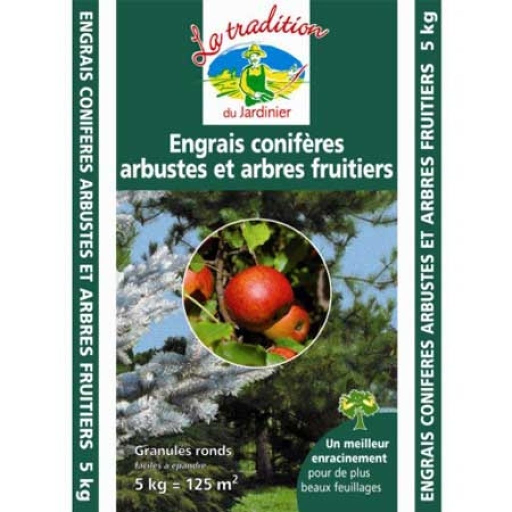 Abono para coníferas NPK 5-10-20 SK + 30 SO3