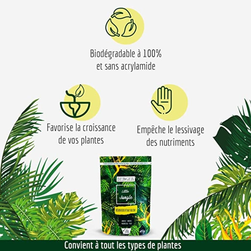 Reserva de agua sólida, retenedor de agua. Little jungle