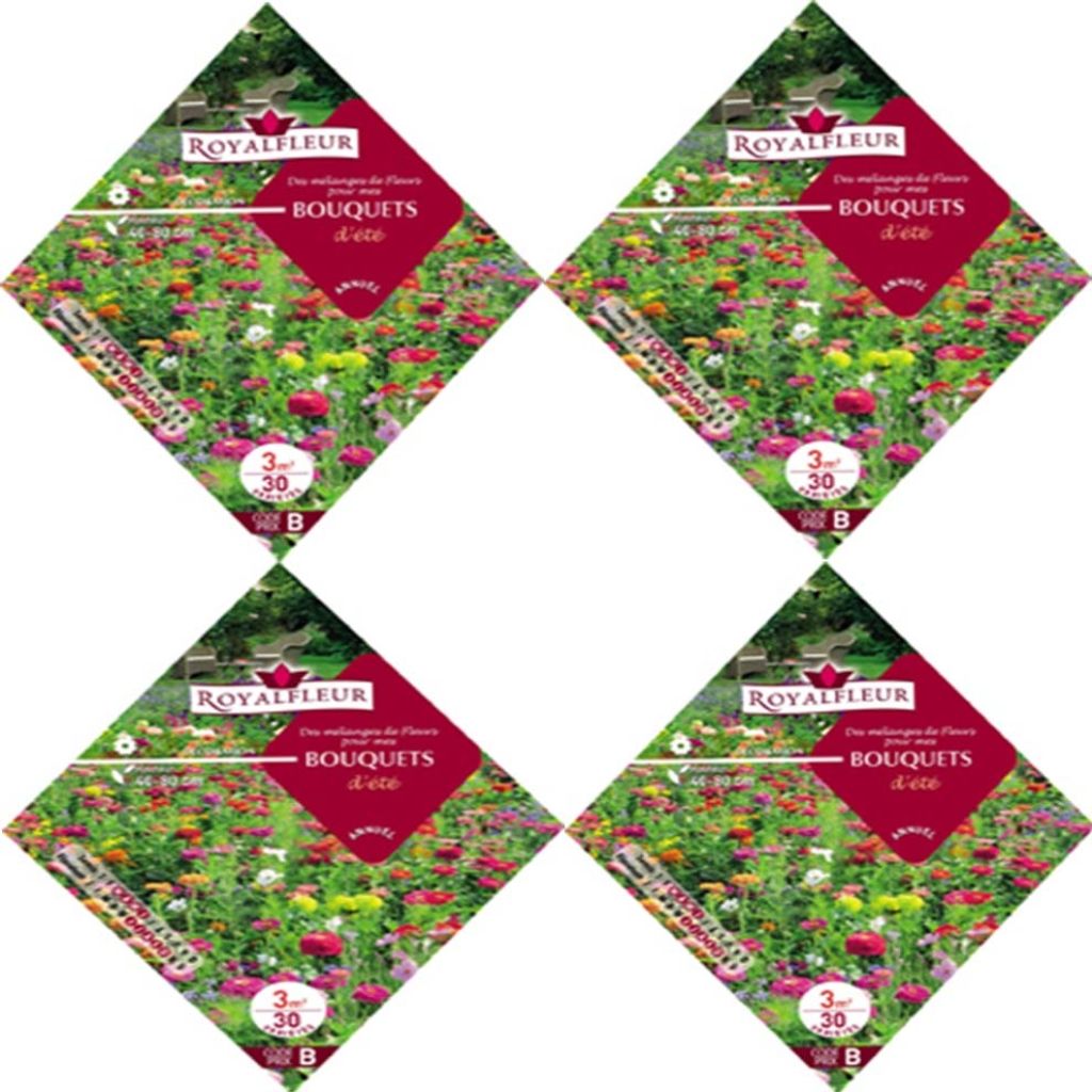 Mezcla de flores para ramos de verano para sembrar - Bolsa 3 m2