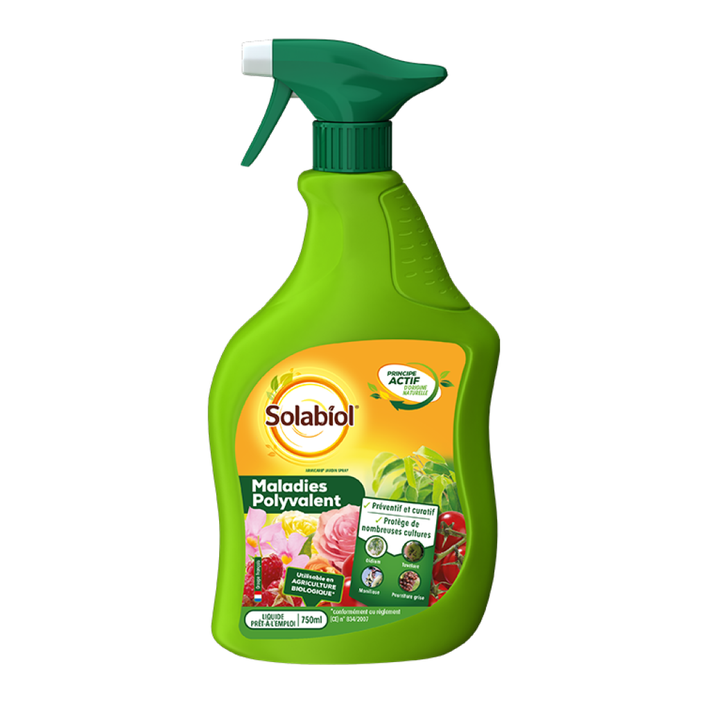 Enfermedades polivalente Solabiol listo para usar - Botella pulverizadora 750 ml