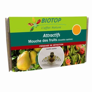 Atractivo Ceratitis capitata - Mosca mediterránea de la fruta (2 cápsulas) Biotop
