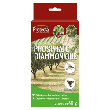 Atractivo para mosca picadora Protecta - Fosfato diamónico - Estuche de 4 sobres de 40g