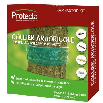 Collar arborícola Rampastop Protecta - 2 collares de 2 m + 1 tubo de cola