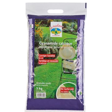 Cianamida cálcica en saco de 5 Kg