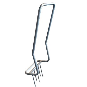 Ergo horca Grelinette de 5 dientes en metal galvanizado De Pypere