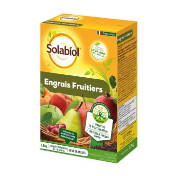 Abono para Frutales Solabiol en caja de 1.5 Kg